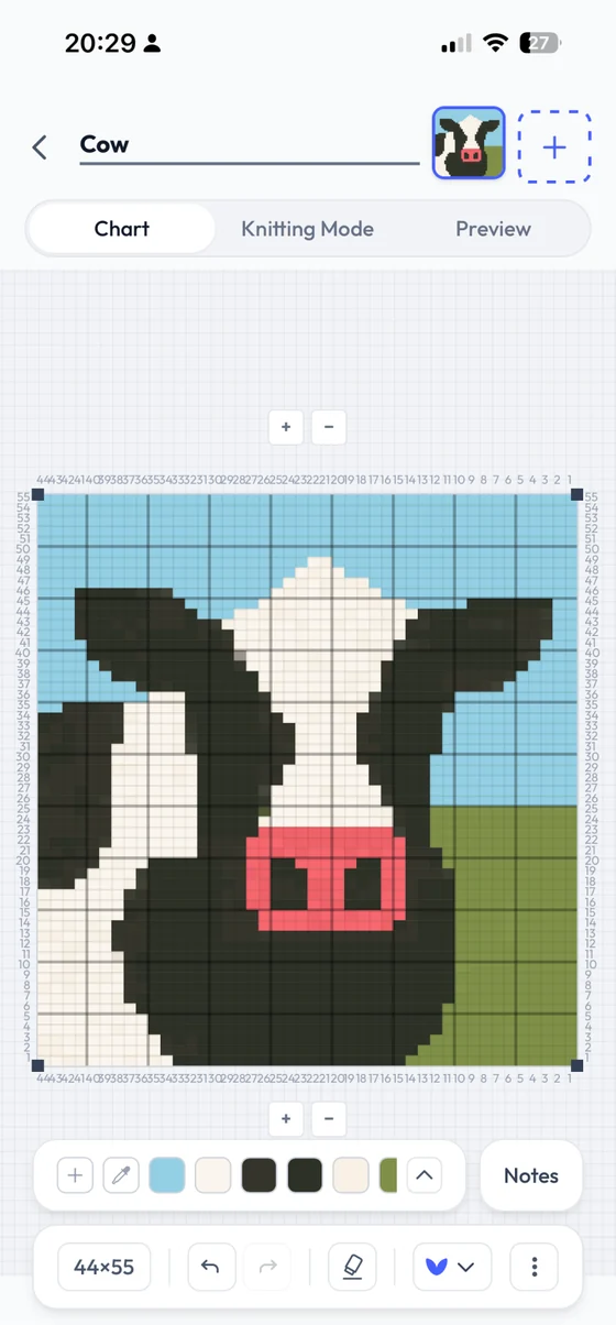 Knithub app screen